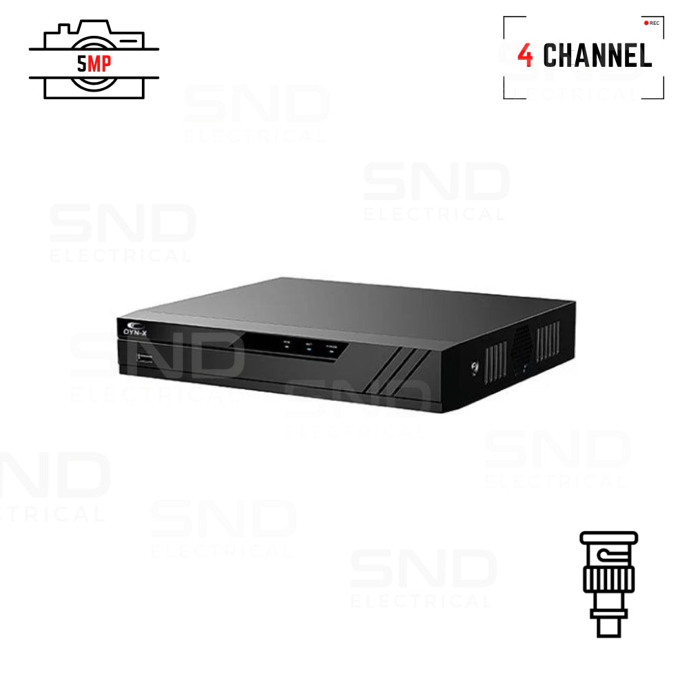 Eagle 4 Channel 5MP Lite Penta-Brid DVR With No Storage or 1TB, 2TB, 4TB or 6TB Hard Drive