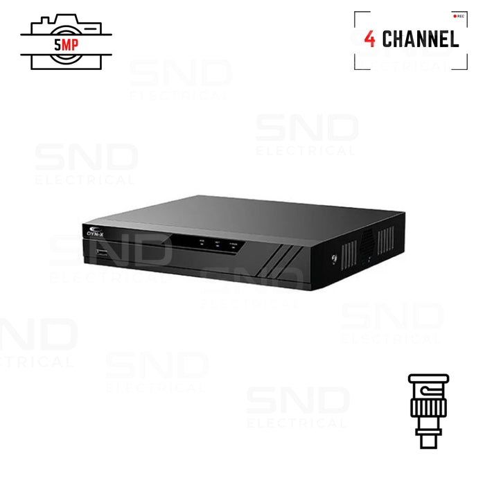 Eagle 4 Channel 5MP Lite Penta-Brid DVR With No Storage or 1TB, 2TB, 4TB or 6TB Hard Drive