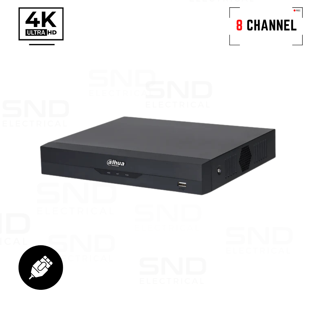 Dahua 8 Channel Compact 1U 8PoE WizSense NVR DHI-NVR2108HS-8P-I