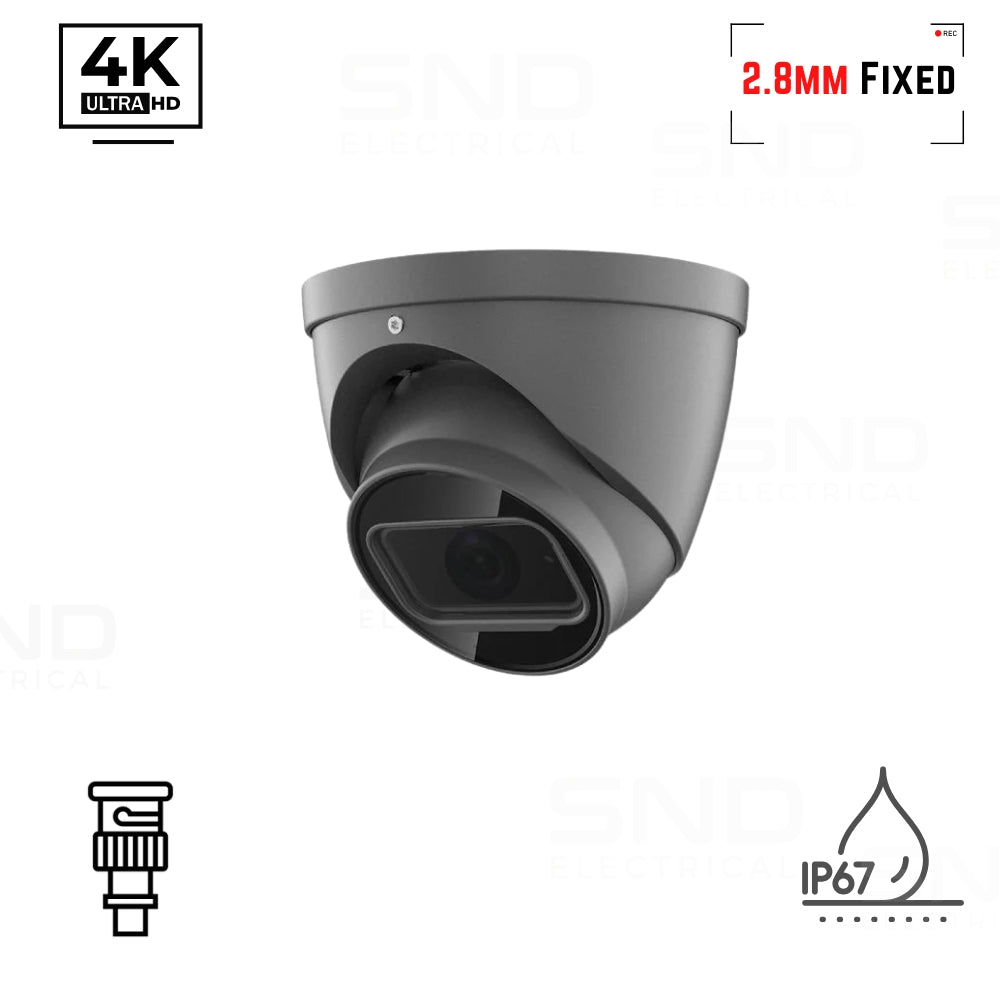 Eagle 4K/8MP Motorised Lens HDCVI IR Turret Camera