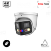 Dahua 8MP TiOC Duo 180° Splicing Fixed-Focal Eyeball PoE WizSense Camera IPC-PDW3849-A180-AS-PV