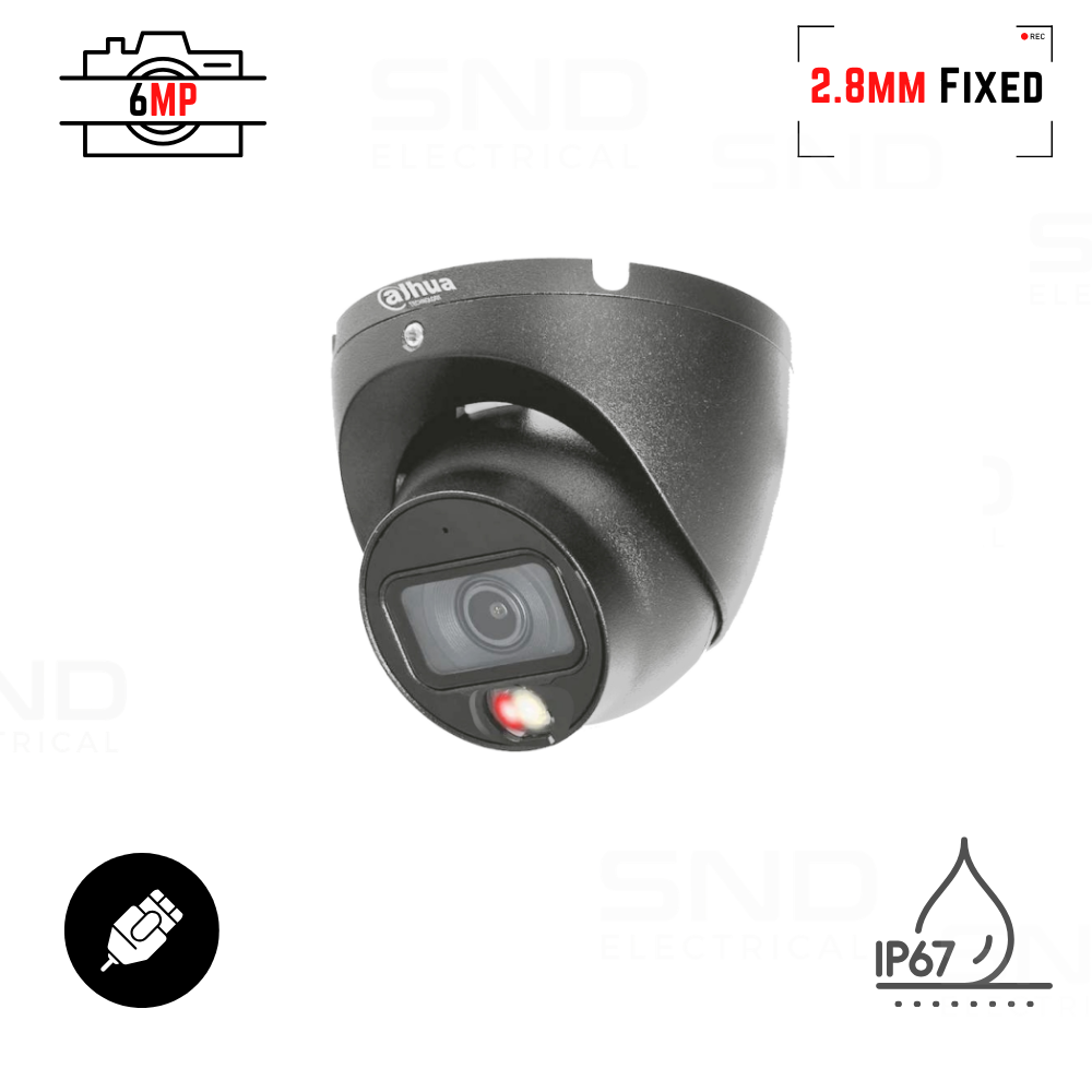 Dahua DH-IPC-HDW1639T-A-IL-G 6MP Dual Light Eyeball Network Camera IP67