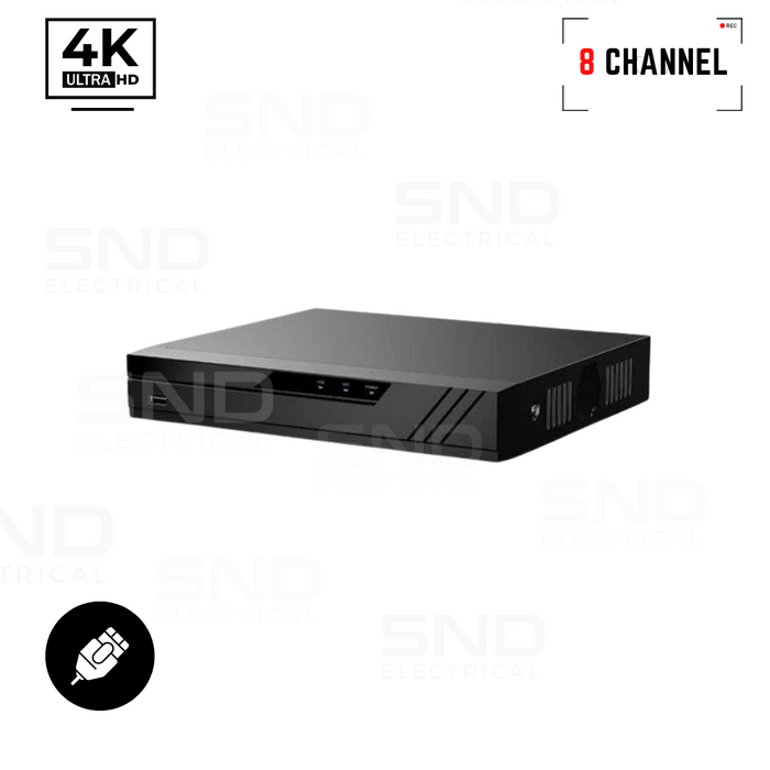 Eagle 8 Channel 4K CCTV Compact 1U AI NVR