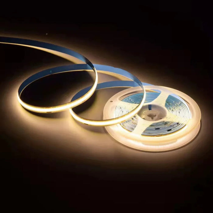 LED COB Strip 3000K, Seamless, 10mm Wide IP65 5M Reel