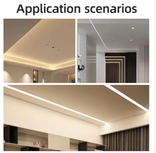 H55 Tile-In Recessed Ceiling/Wall LED Aluminum Profile (19.3X13X12)