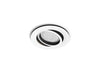 Philips Milliskin White Ambiance Round Spotlight - Silver 1x5W