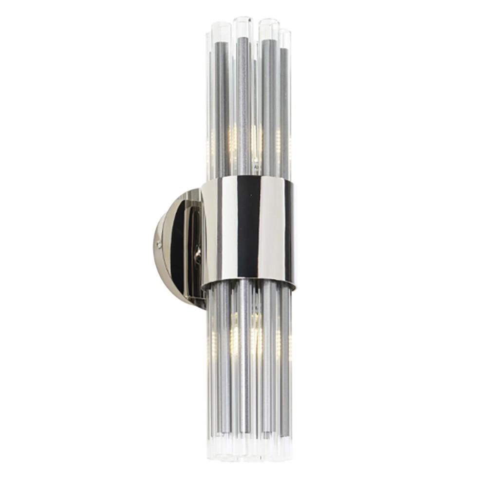 Column Nickel Wall Light