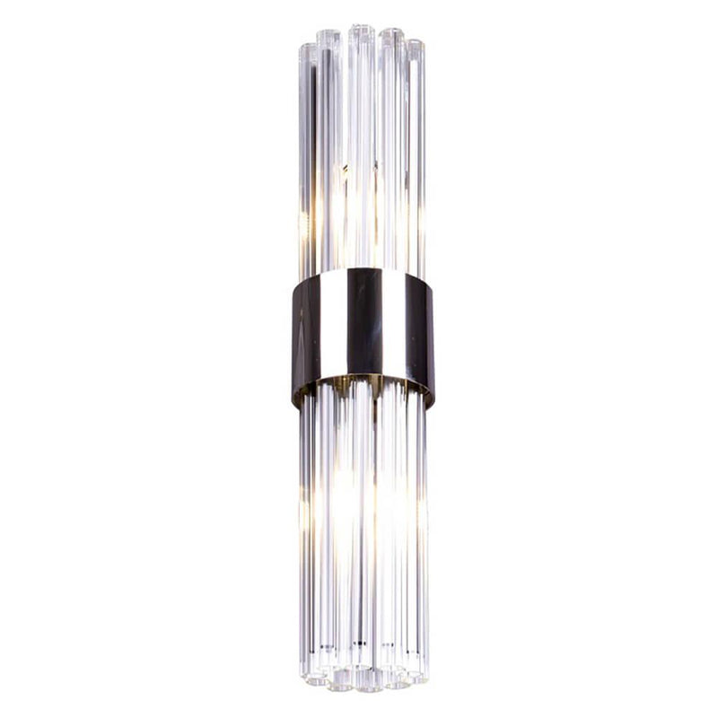 Column Nickel Wall Light