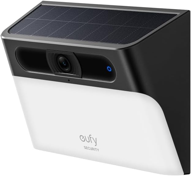 Eufy Security Solar Wall Light Cam, S120, Wireless Outdoor Camera