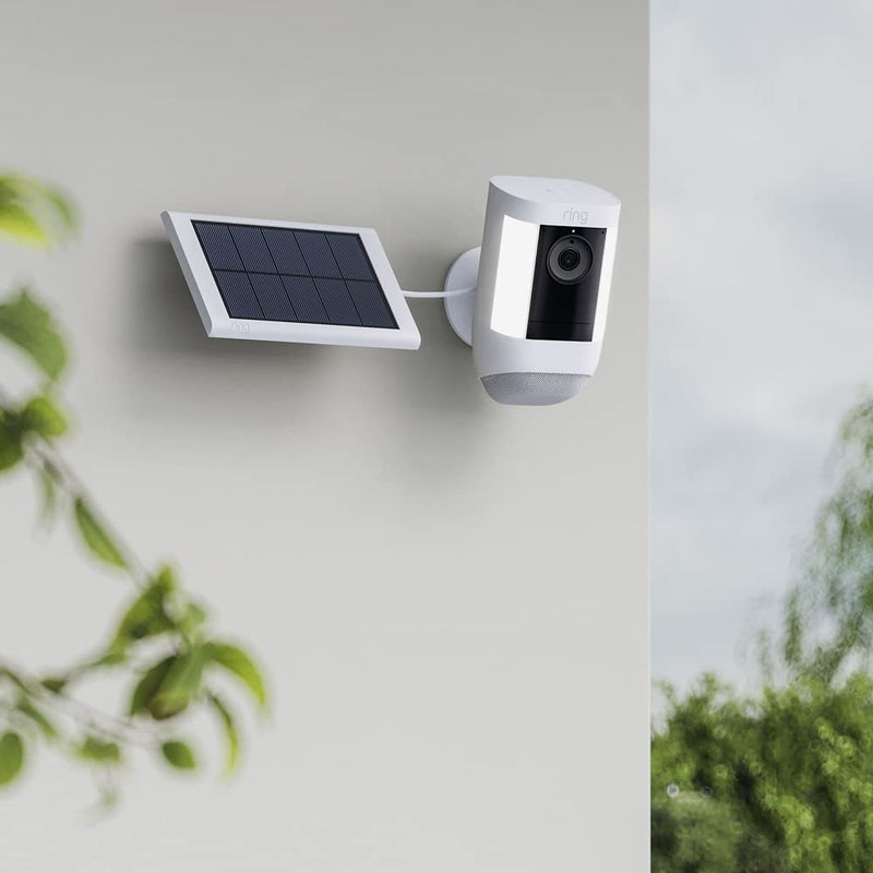 Ring Spotlight Cam Pro Battery & USB-C Solar Panel BUNDLE