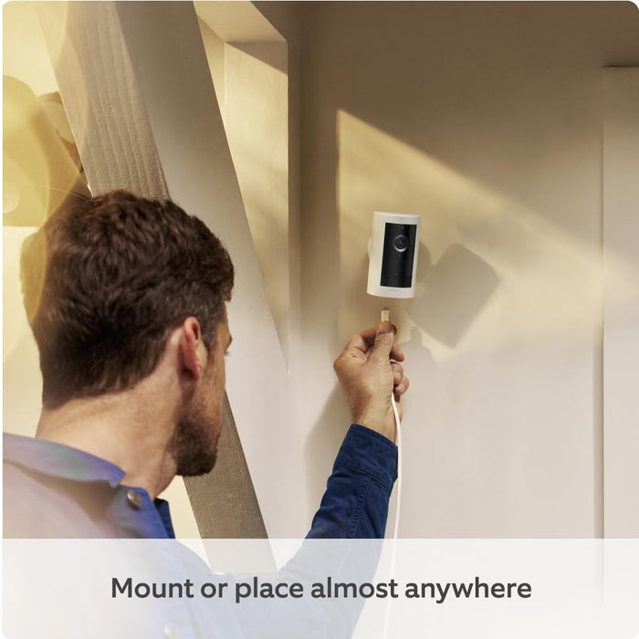 Ring Outdoor Camera Plus (Plug-in) | 2K White
