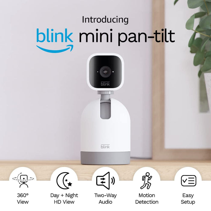 Blink Mini Pan-Tilt Camera Indoor White