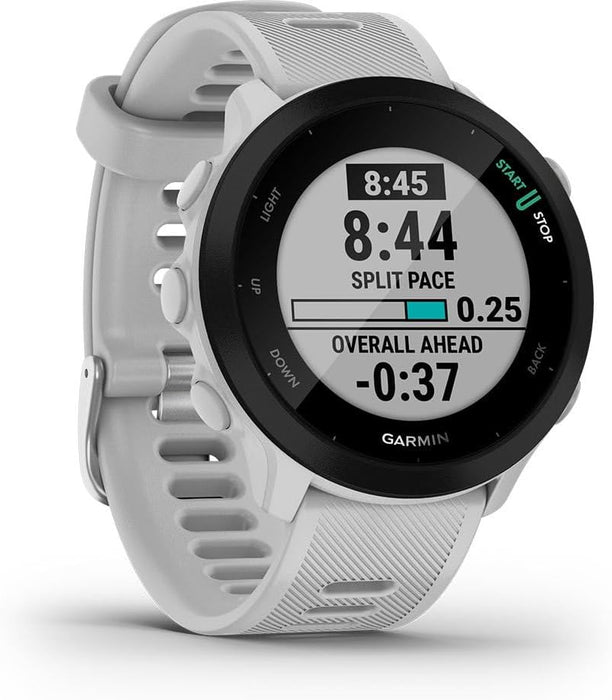 Garmin - Forerunner 55 GPS - Whitestone - GAR-010-02562-11