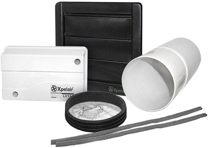 Xpelair Simply Silent LV100TS Low Voltage 4" 100mm Extractor Fan - Timer