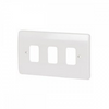 Crabtree 1 Gang Flush Moulded Grid Cover Plate