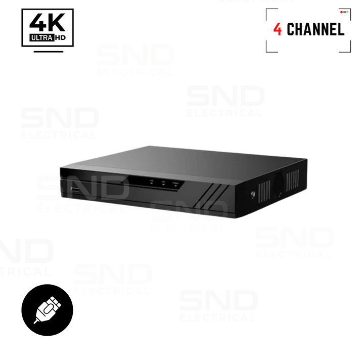 Eagle 4 Channel 4K Compact 1U AI NVR