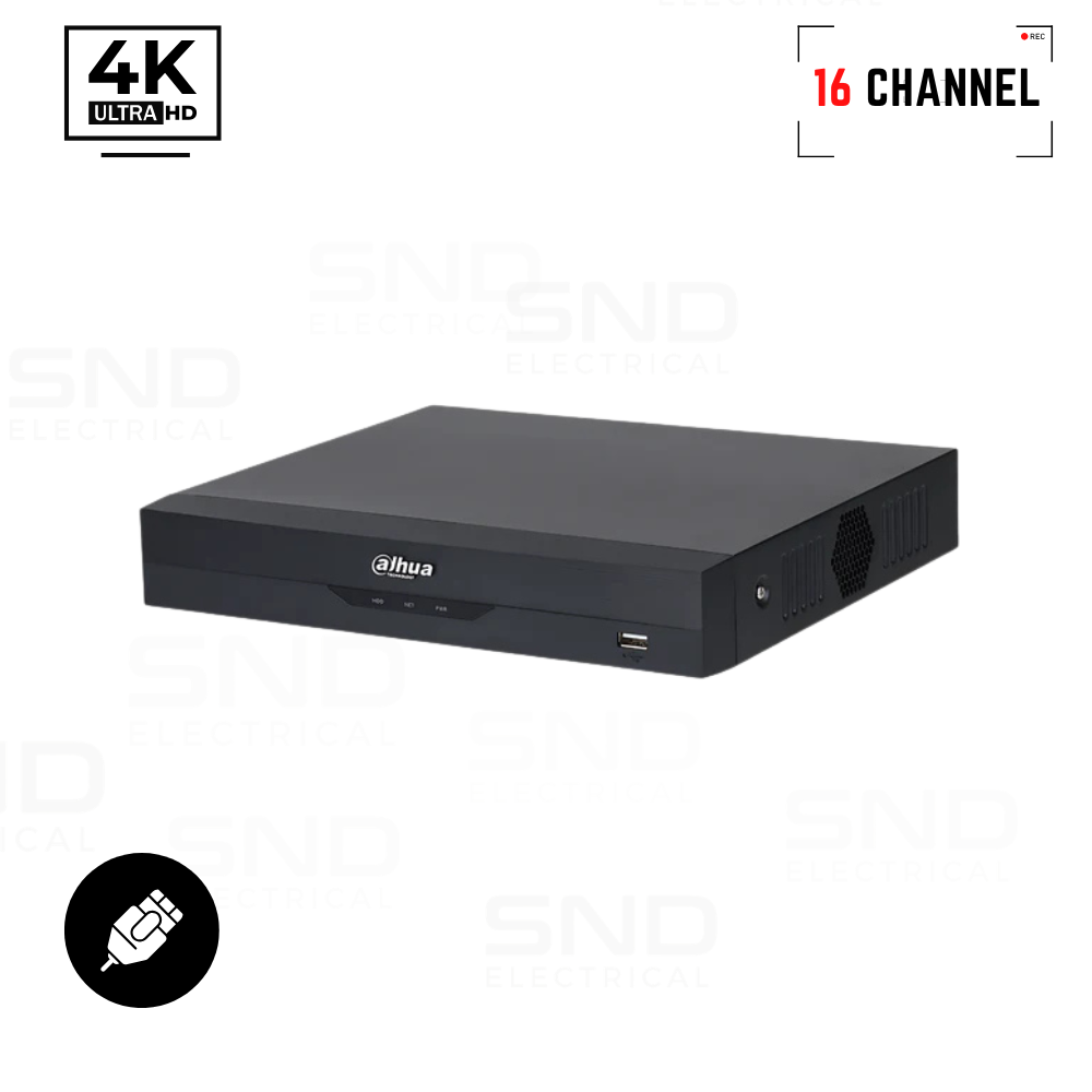 Dahua 16 Channel WizSense NVR with AI Detection DHI-NVR5216-16P-EI