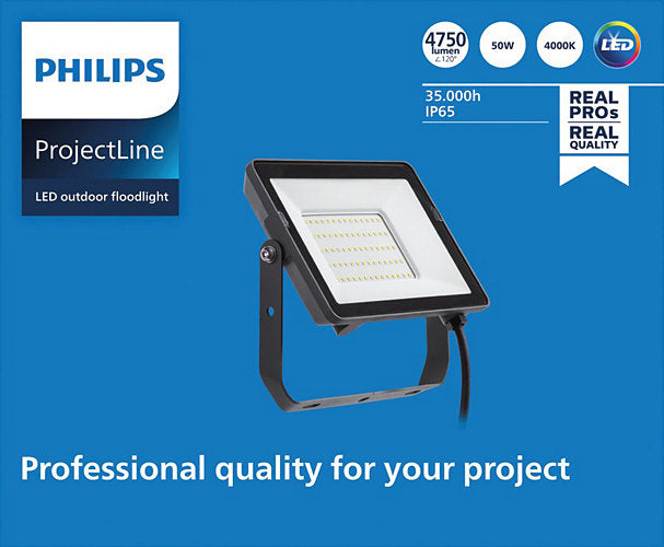 Projectline LED Floodlight 20W 4000K Natural White