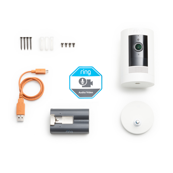 Ring Outdoor Camera Plus (Battery) | 2K White