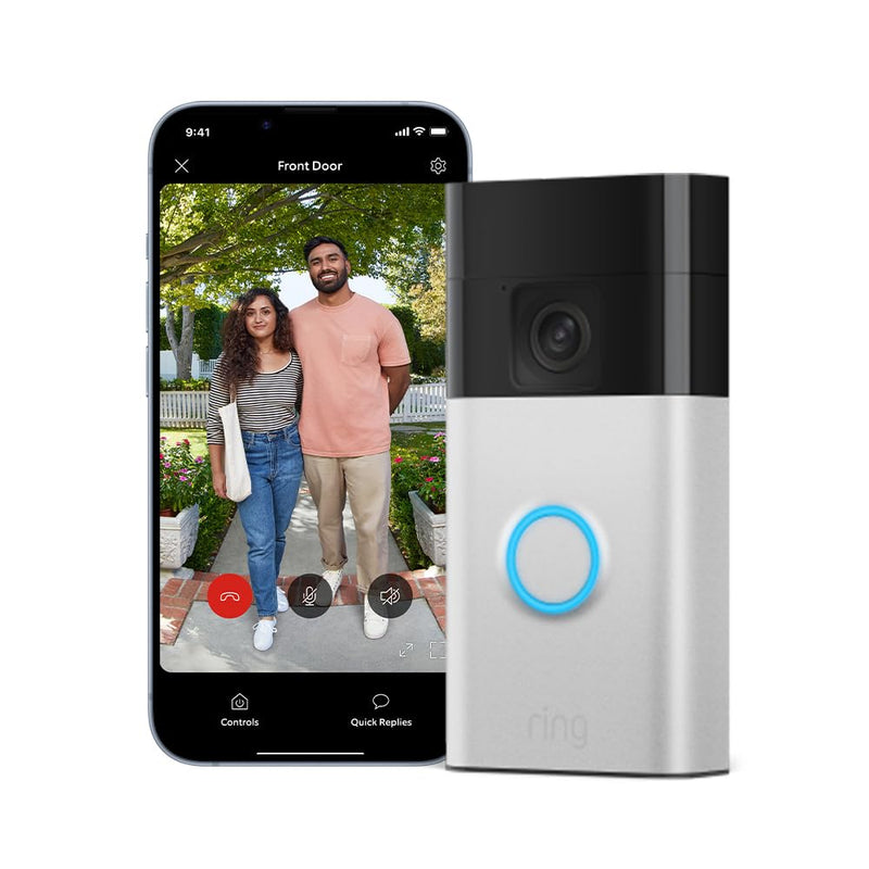 Ring New Battery Video Doorbell (Gen 3) with Chime - BUNDLE