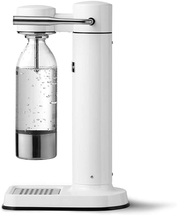 Aarke Carbonator 3 Sparkling Water Maker, Includes 4x Water Bottles - White