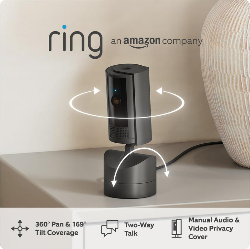 Ring All New Pan & Tilt Indoor Camera - White