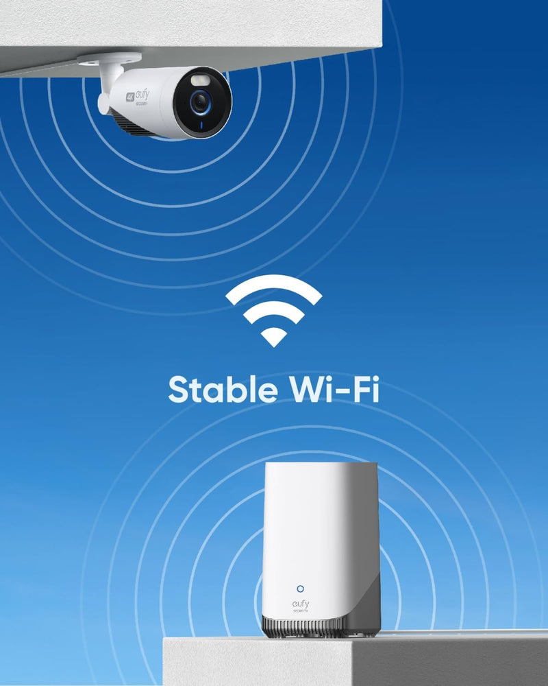 EufyCam 4K 24/7 Smart Protection E330 Kit - 4x Cameras with Homebase 3 (Professional)
