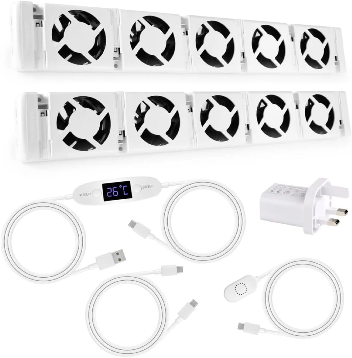 Radboost Radiator Booster Fan – Energy Saving Twin Pack