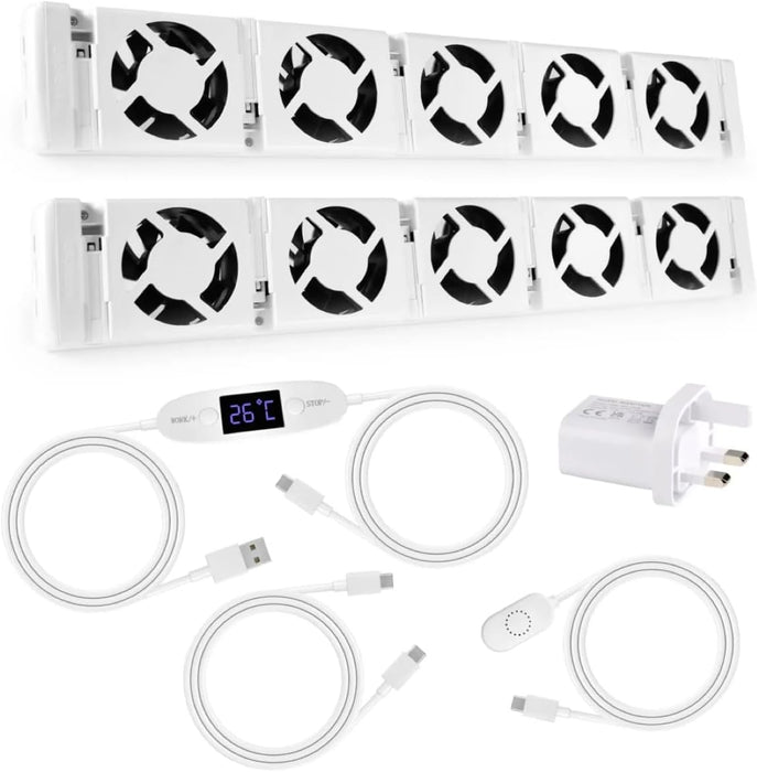 Radboost Radiator Booster Fan – Energy Saving Twin Pack