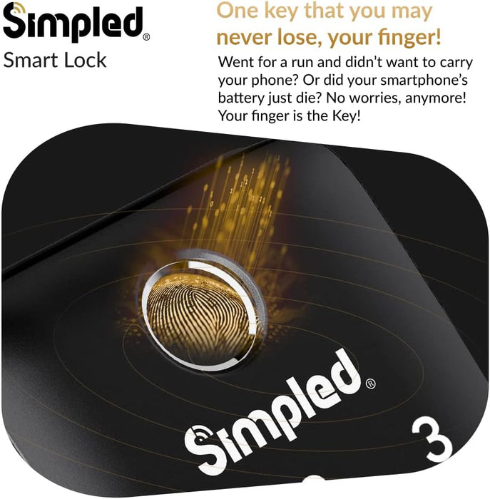 Simpled UF-SP Smart Handle-Free Lock