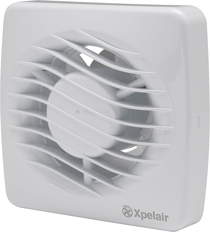 Xpelair DX100T 100mm 4" Single Speed Fan with Timer 90841AW