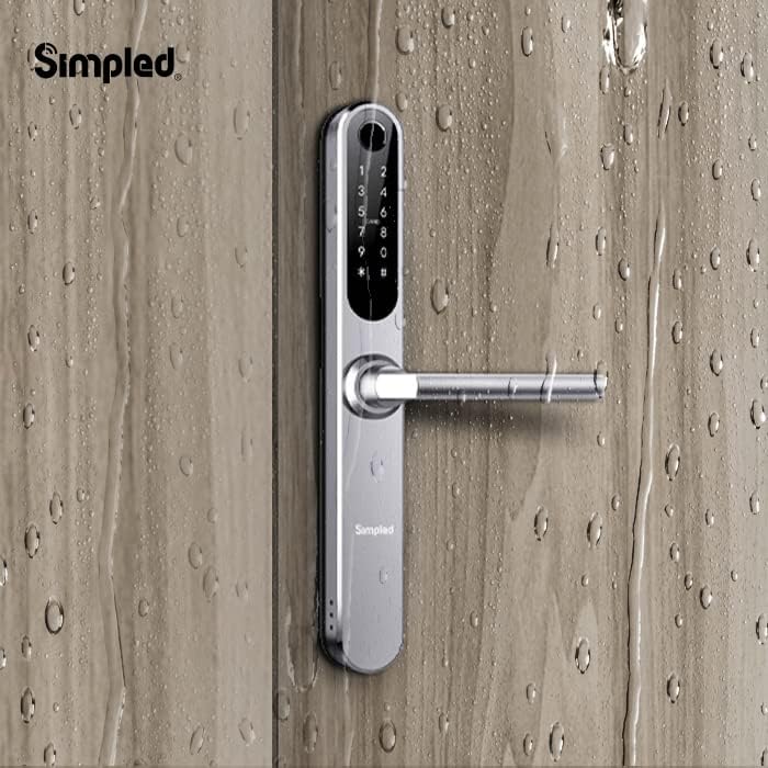 Simpled EF-SP Slim Series Smart Lock (Silver)