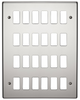Crabtree 18 Gang Flush Grid Cover Plate