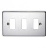 Crabtree 18 Gang Flush Grid Cover Plate