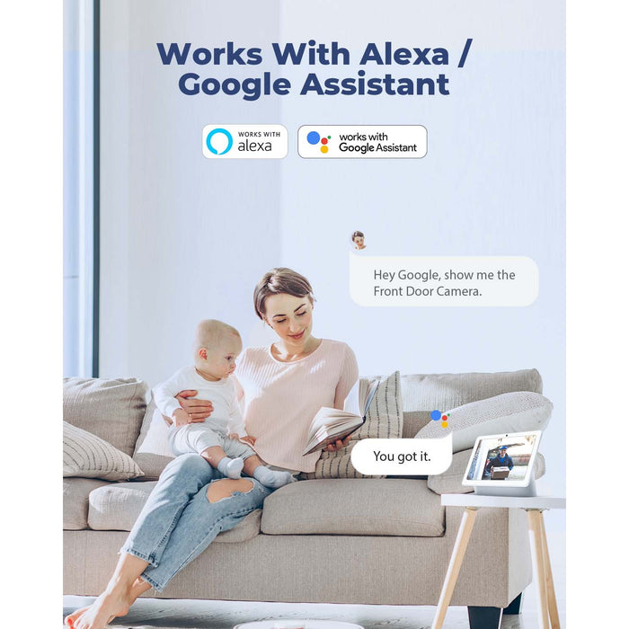 Reolink Argus 3MP 2E Battery Cam Kit with 6W Solar Panel & 64GB MicroSD Card