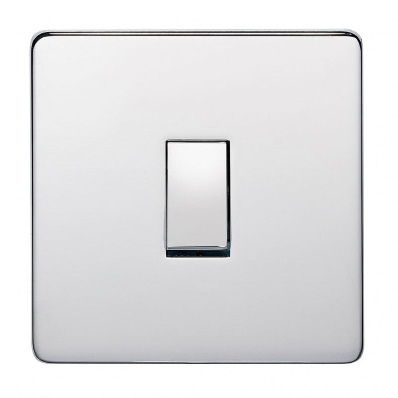 Crabtree Platinum 7011-BKN 1 Gang 20A Double Pole Switch Black Nickel