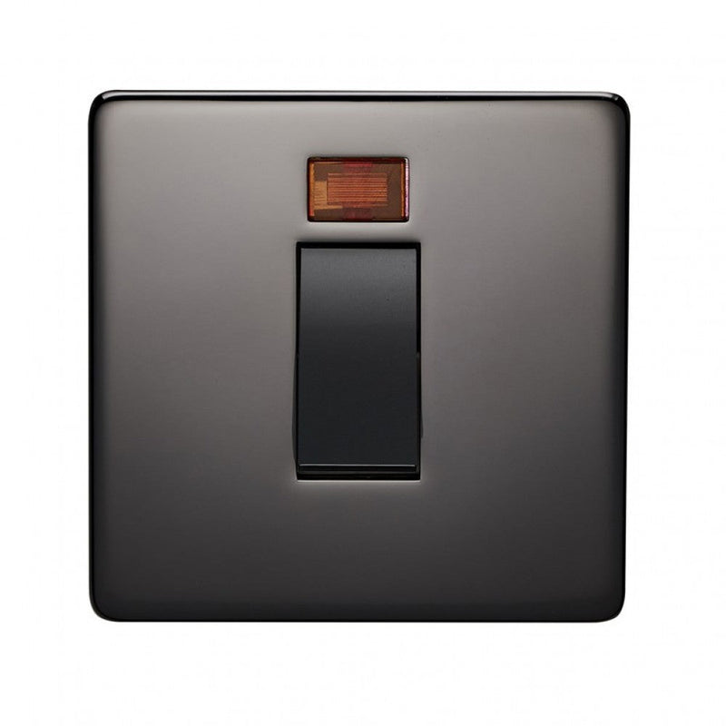 Crabtree 7015/3HPC 45A DP Switch Highly Polished Chrome with Neon