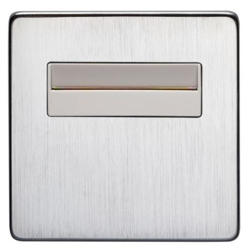 Crabtree 7018/SC Satin Chrome Screwless Satin Chrome 3A Card Key Switch