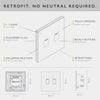 Retrotouch Crystal Touch Switch 240v