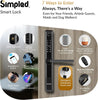 Simpled SF-SP Slim Series Smart Lock (Matt Black)