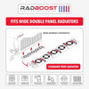 Radboost Radiator Booster Fan – Energy Saving Single Pack