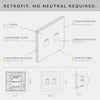 Retrotouch Crystal Touch Switch 240v