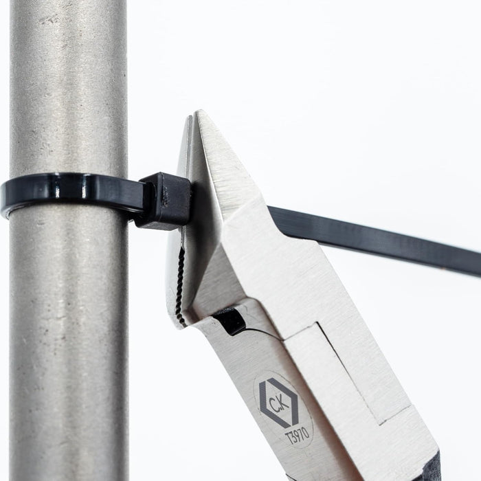 CK T3970 Flush Cutting Cable Tie Installation Snips Pliers