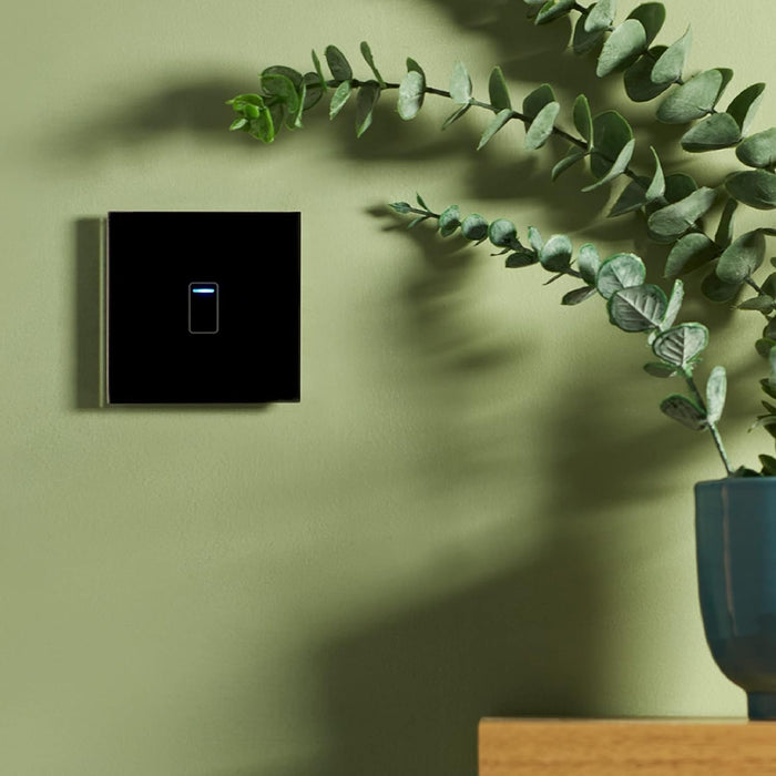 Retrotouch Crystal Touch Switch 240v 1G 2W Black