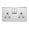 Crabtree Platinum 7316 2 Gang Double Pole Switched Socket