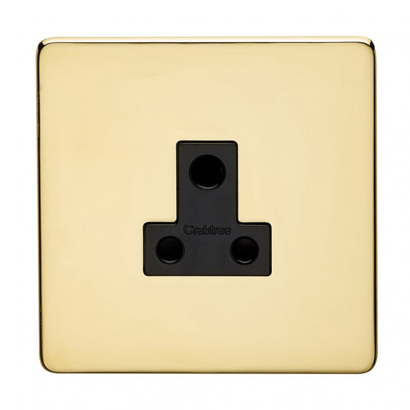 Crabtree Platinum 7340-BKN 5A Socket Black Nickel