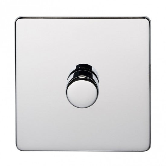 Crabtree Platinum 7400-D1-HPC 1 Gang Dimmer Highly Polished Chrome