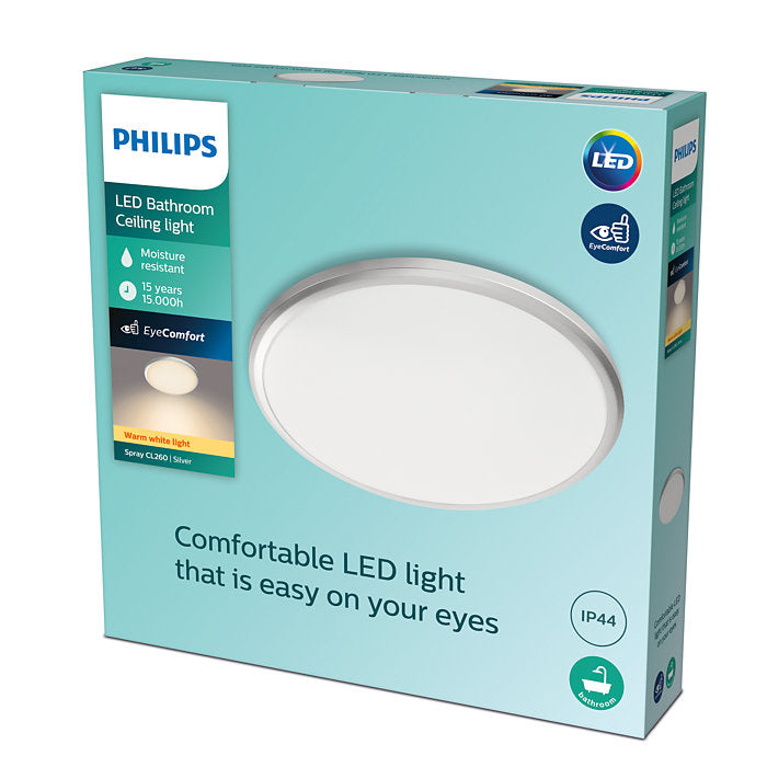 Philips Spray CL260 Recessed  12W 27K Ceiling Light IP44