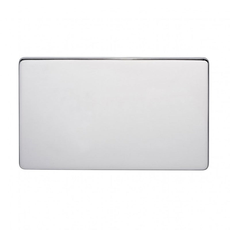 Crabtree Platinum 7777-BKN 2 Gang Blank Plate Black Nickel