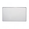 Crabtree Platinum 7777-BKN 2 Gang Blank Plate Black Nickel